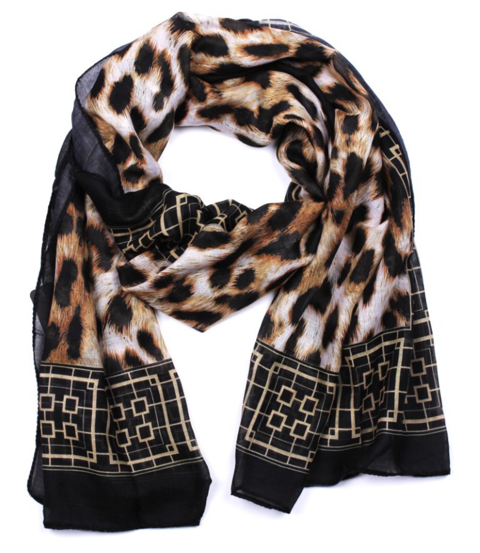 Alice & Lily printed scarf black Style : SC/5028BLK image 0